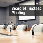 Board of Trustees Notice of Public Hearing November 9th