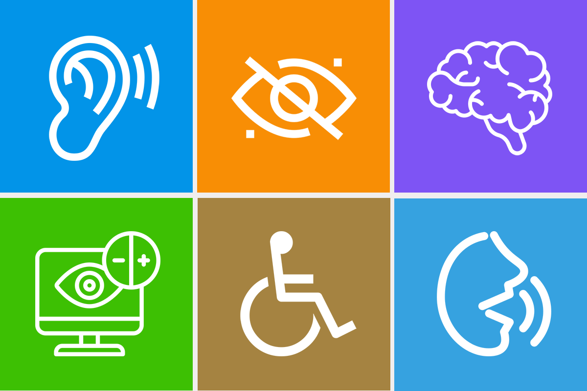 Visual depicting aspects of ADA accessibility